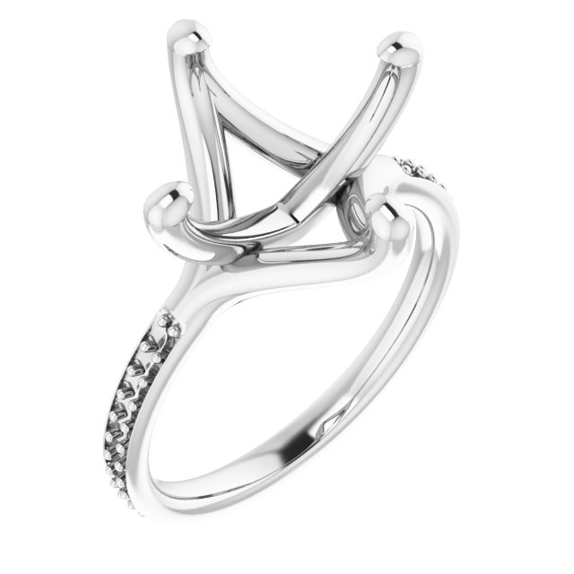 Accented Engagement Ring