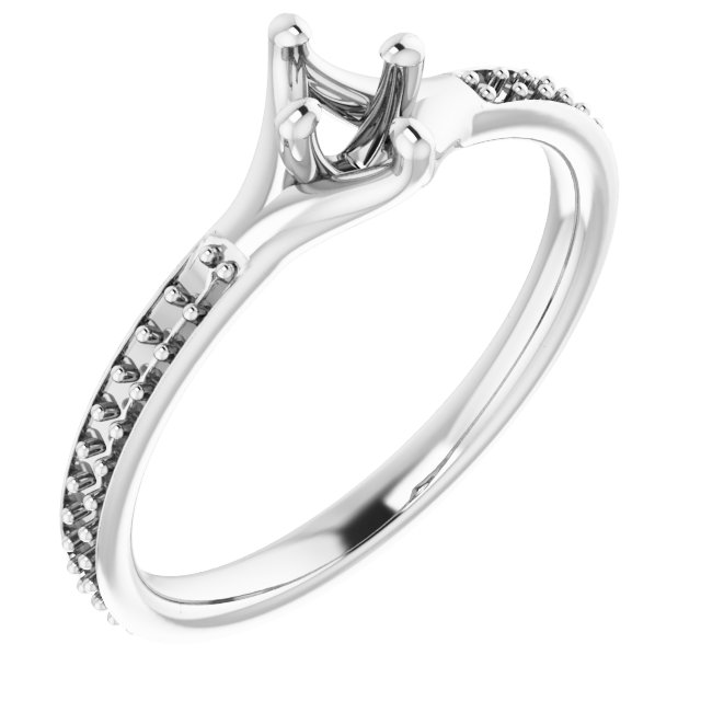 Accented Engagement Ring