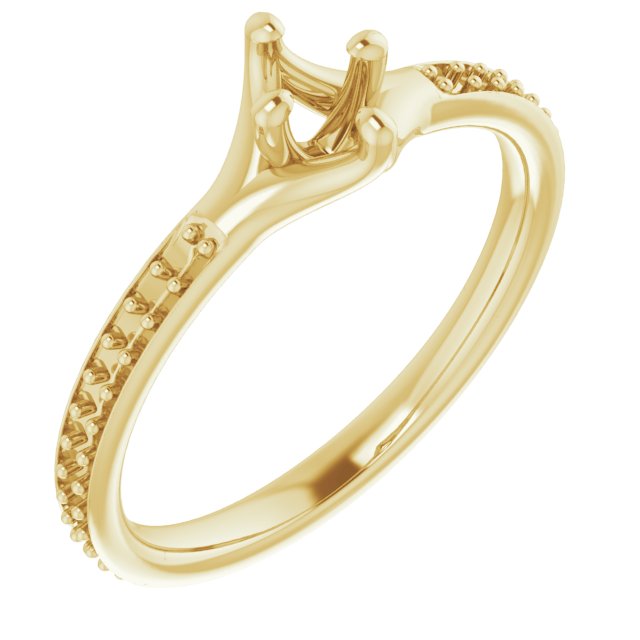 Accented Engagement Ring