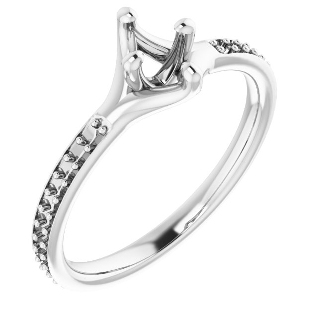 Accented Engagement Ring