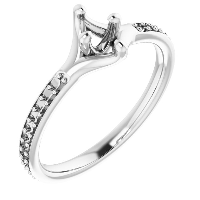 Accented Engagement Ring