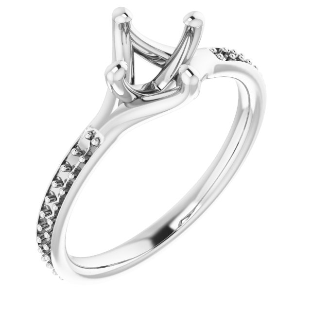 Accented Engagement Ring