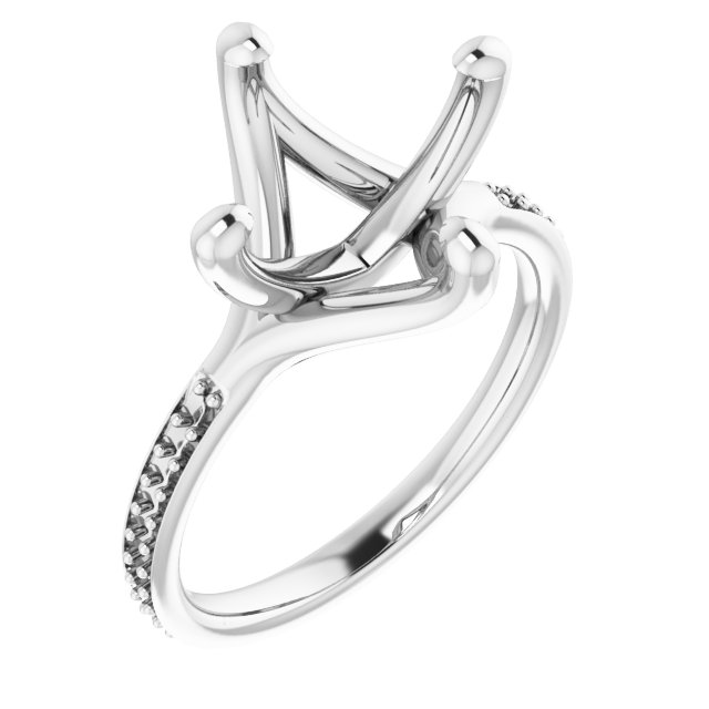 Accented Engagement Ring