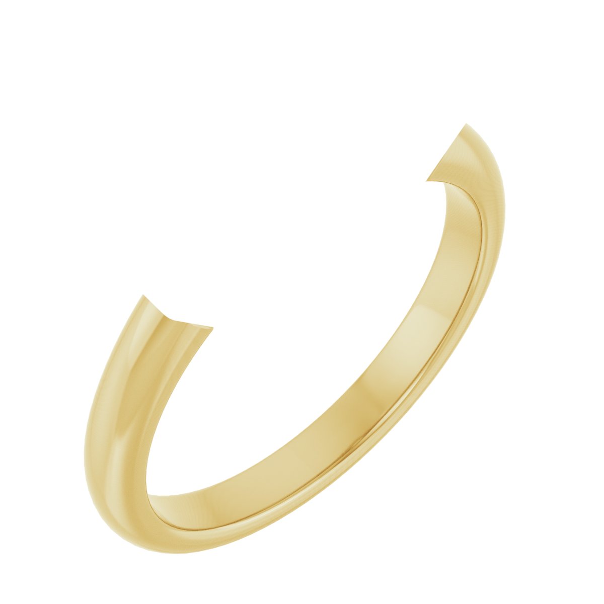 Baguette Accented Engagement Ring