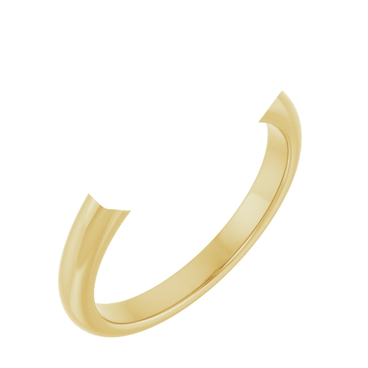 Baguette Accented Engagement Ring