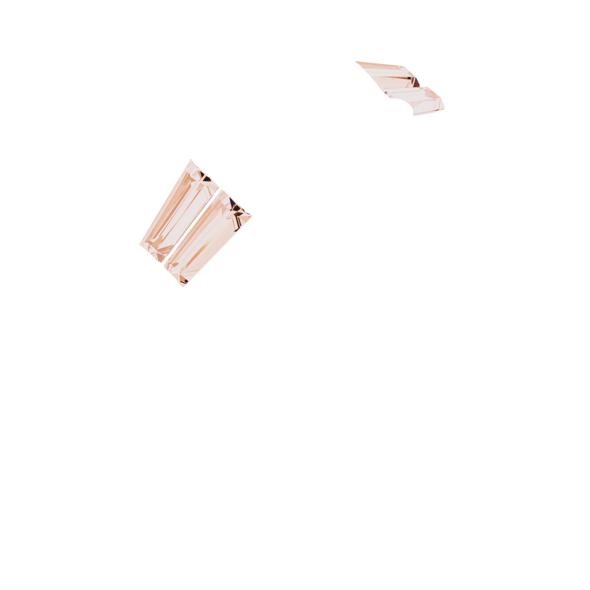 Baguette Accented Engagement Ring
