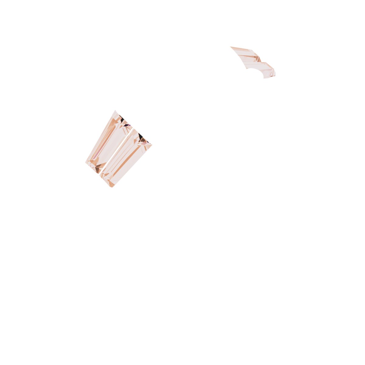 Baguette Accented Engagement Ring