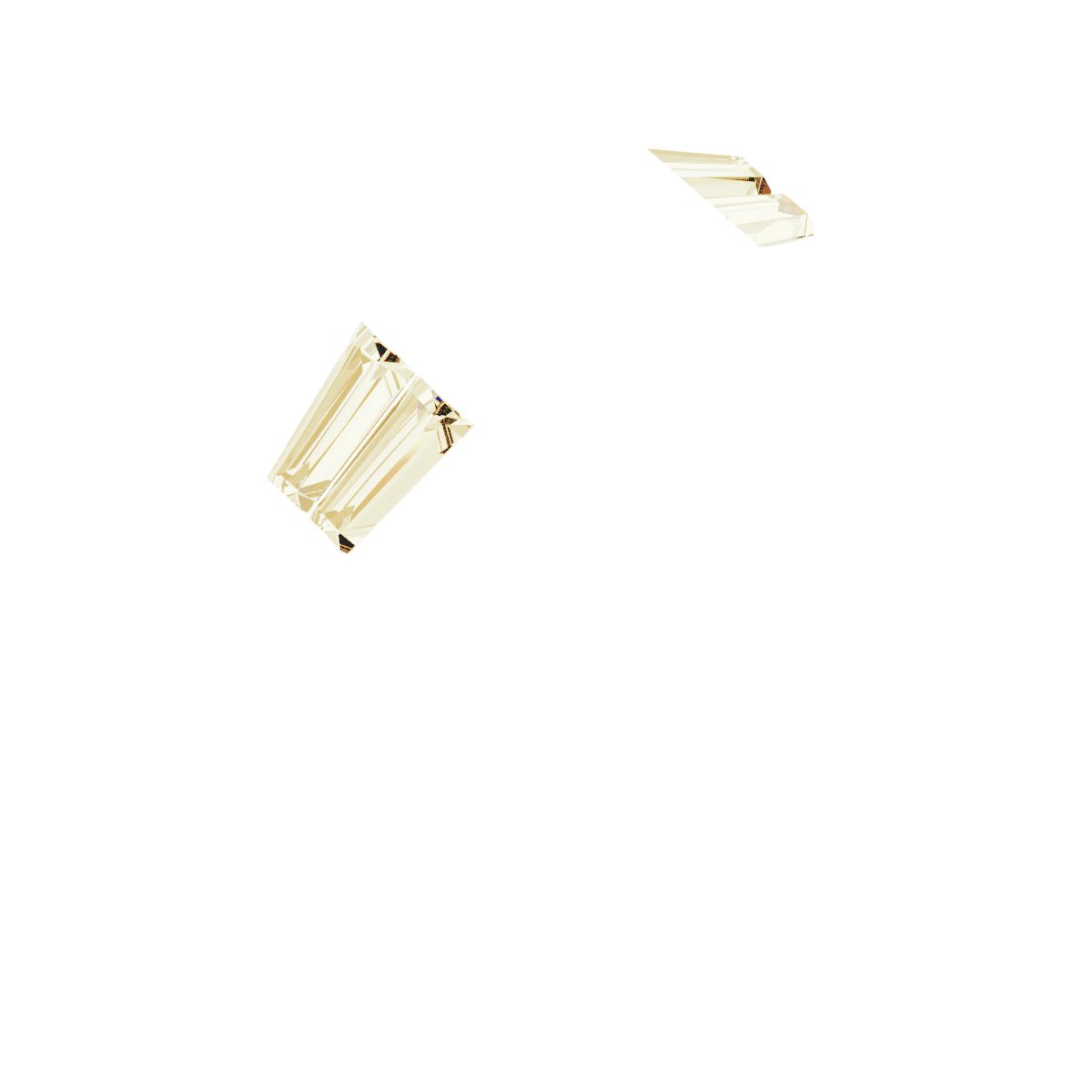 Baguette Accented Engagement Ring