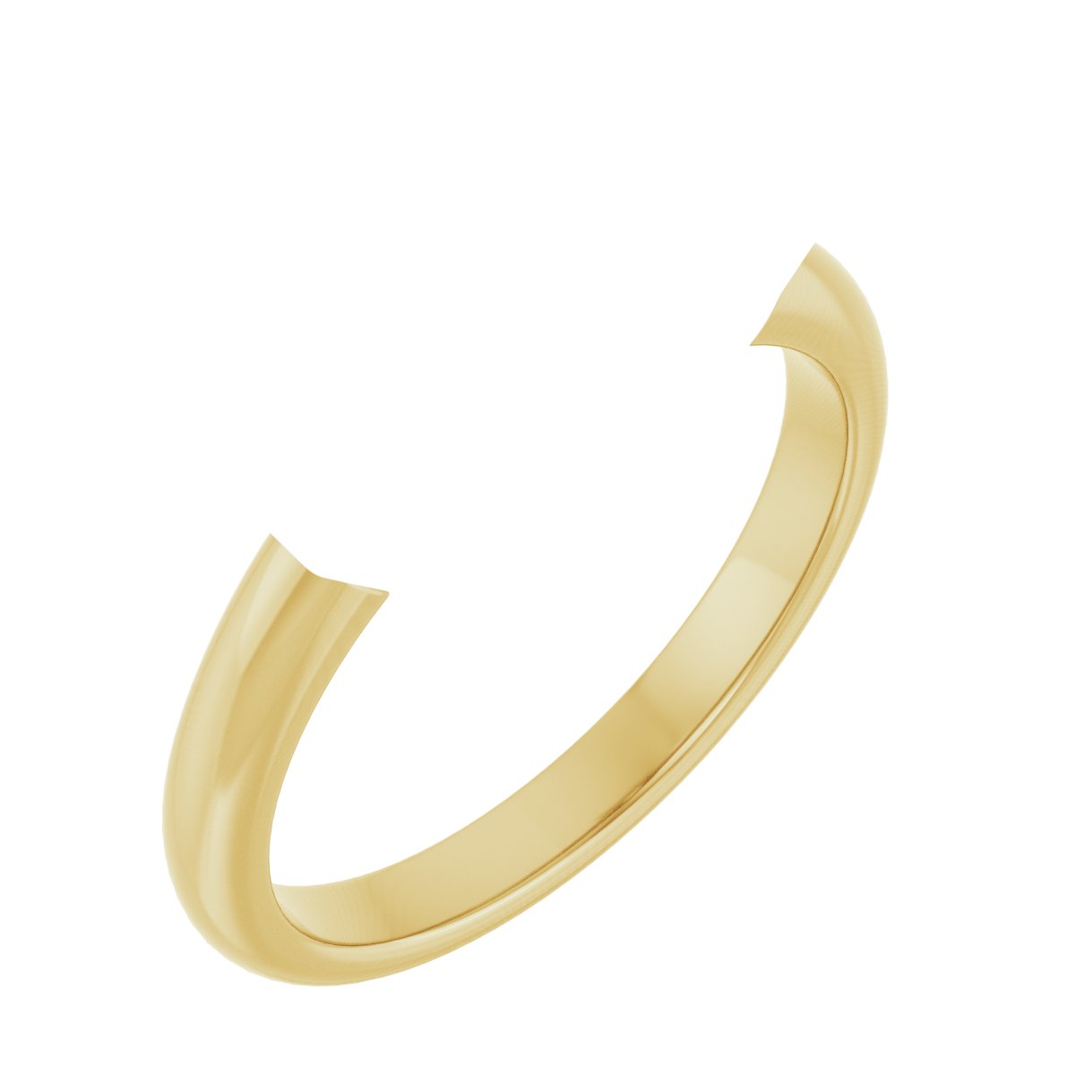 Baguette Accented Engagement Ring