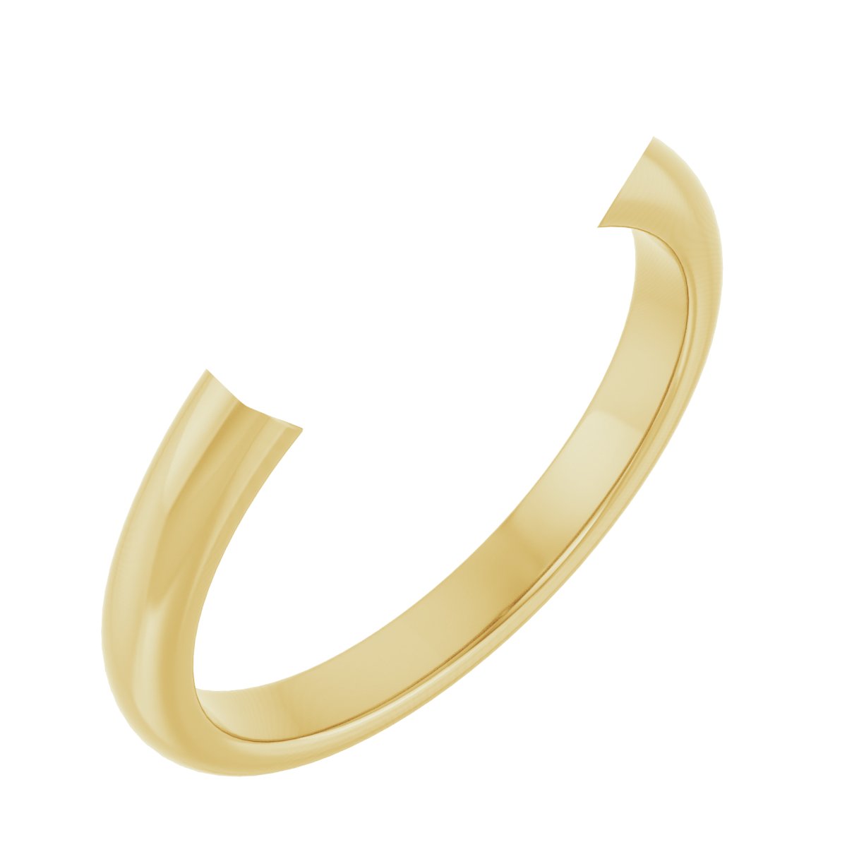 Baguette Accented Engagement Ring
