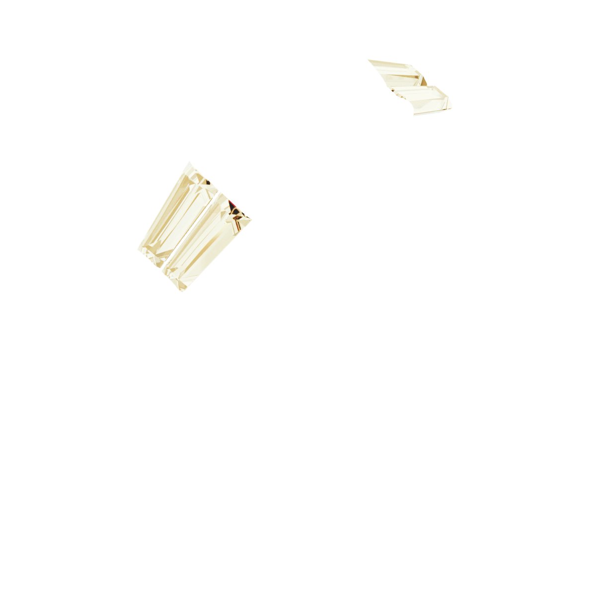 Baguette Accented Engagement Ring