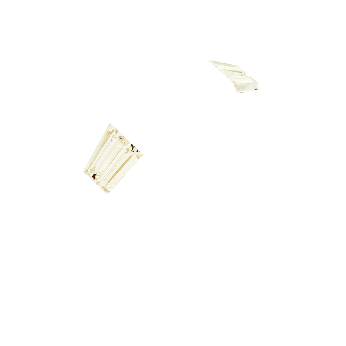 Baguette Accented Engagement Ring