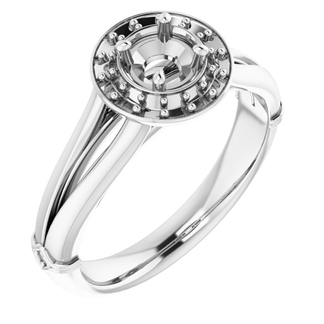 Halo-Style Engagement Ring