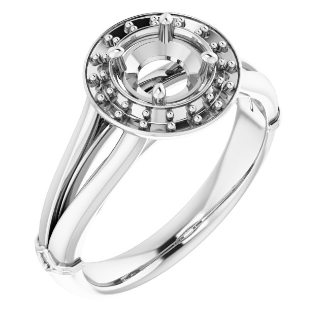 Halo-Style Engagement Ring
