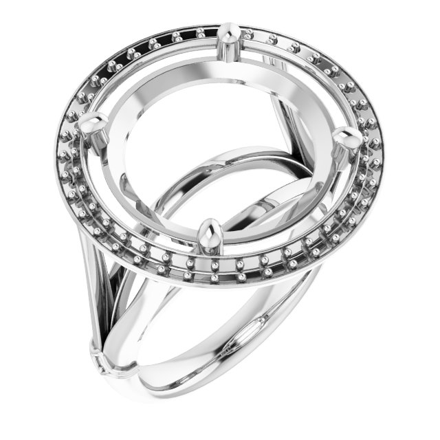 Halo-Style Engagement Ring