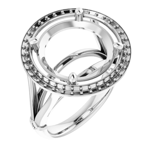 Halo-Style Engagement Ring