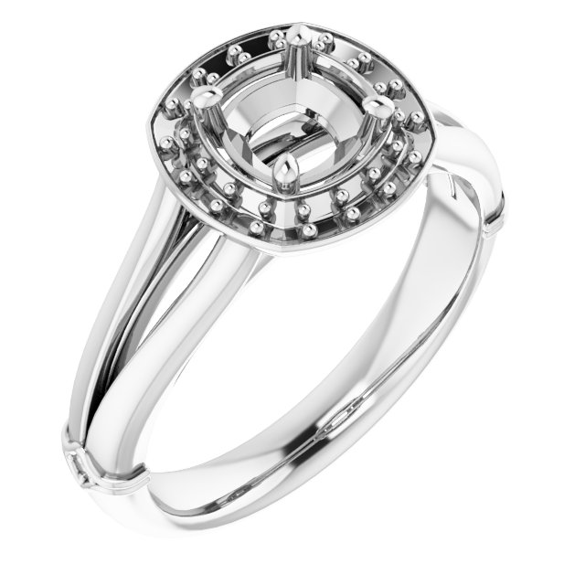 Halo-Style Engagement Ring
