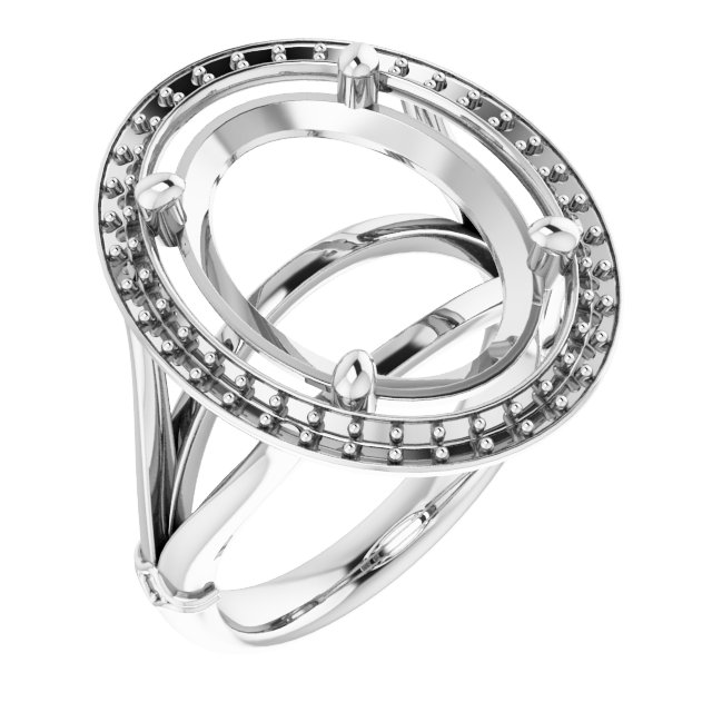 Halo-Style Engagement Ring