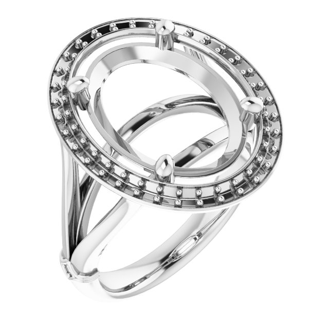 Halo-Style Engagement Ring