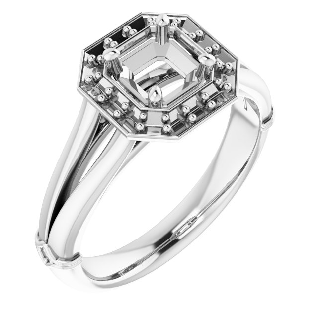 Halo-Style Engagement Ring