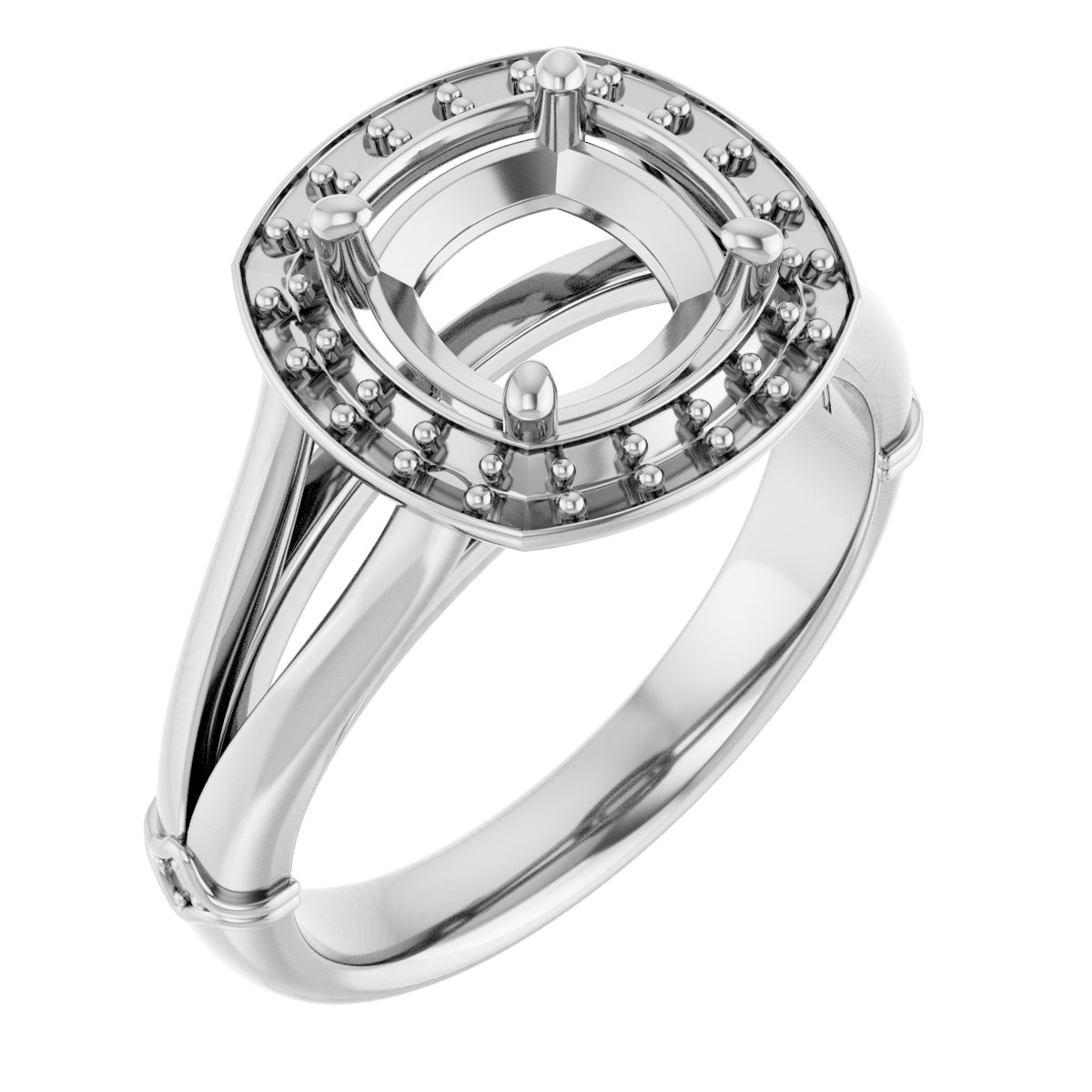 Halo-Style Engagement Ring