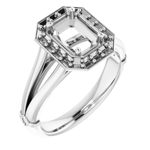 Halo-Style Engagement Ring