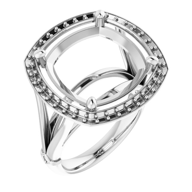 Halo-Style Engagement Ring