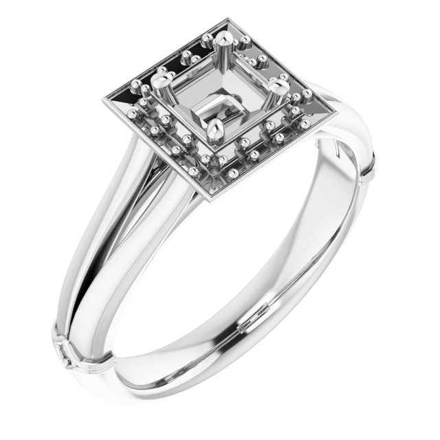 Halo-Style Engagement Ring