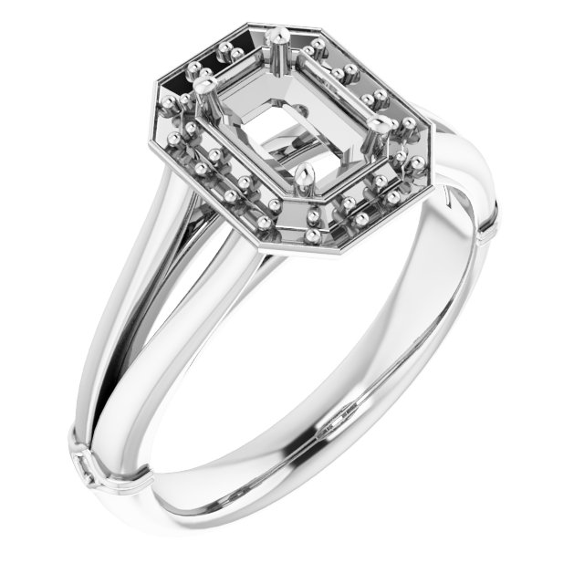 Halo-Style Engagement Ring