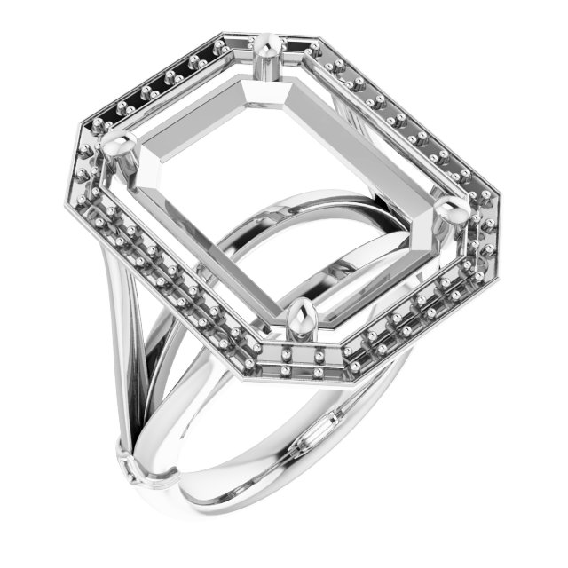 Halo-Style Engagement Ring