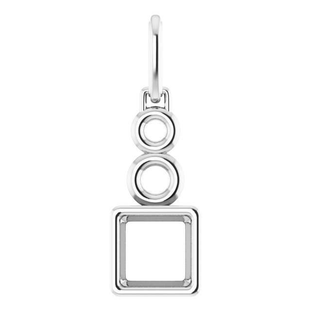 Bezel-Set Solitaire Pendant