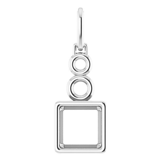 Bezel-Set Solitaire Pendant
