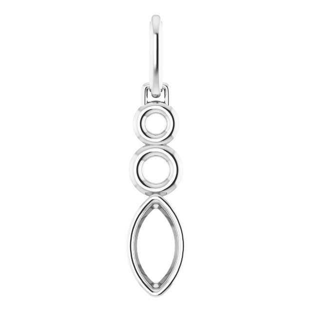 Bezel-Set Solitaire Pendant