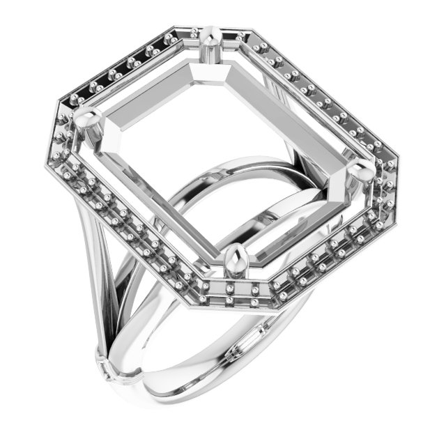 Halo-Style Engagement Ring