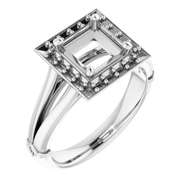 Halo-Style Engagement Ring