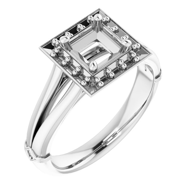 Halo-Style Engagement Ring