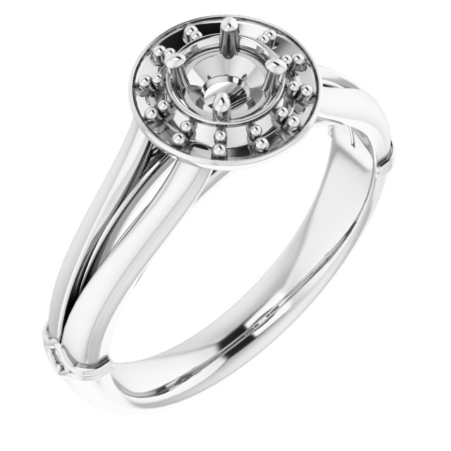 Halo-Style Engagement Ring
