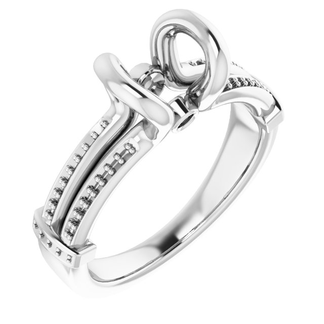 Bezel-Set Accented Ring