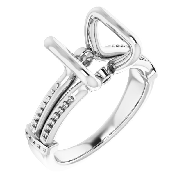 Bezel-Set Accented Ring