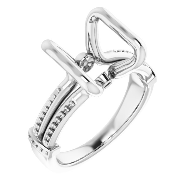 Bezel-Set Accented Ring