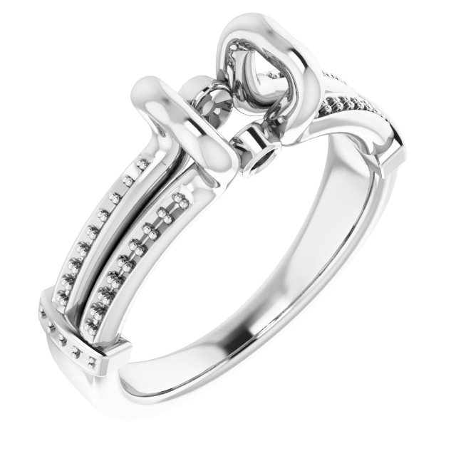 Bezel-Set Accented Ring
