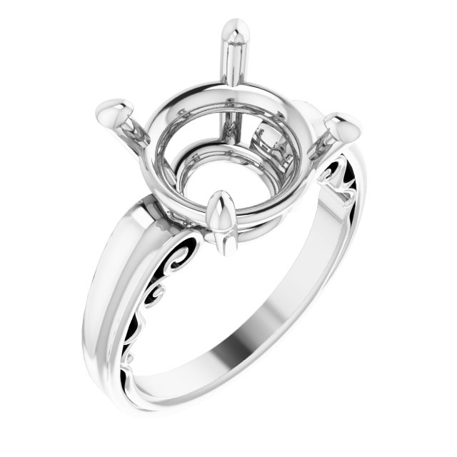 Sculptural Solitaire Ring