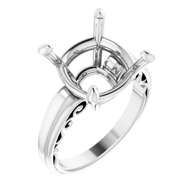 Sculptural Solitaire Ring