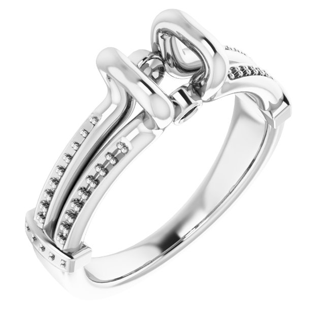 Bezel-Set Accented Ring