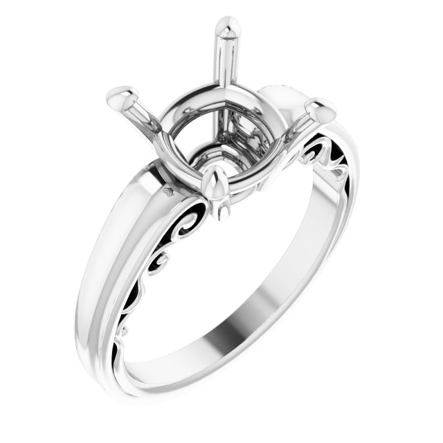 Sculptural Solitaire Ring