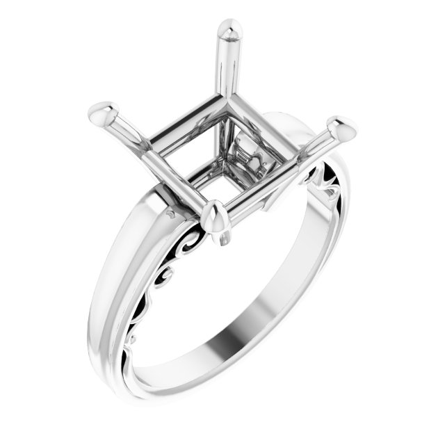 Sculptural Solitaire Ring