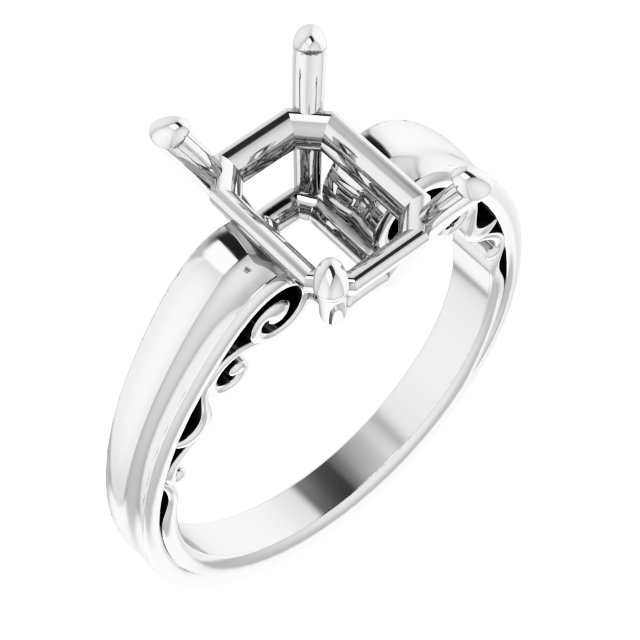 Sculptural Solitaire Ring