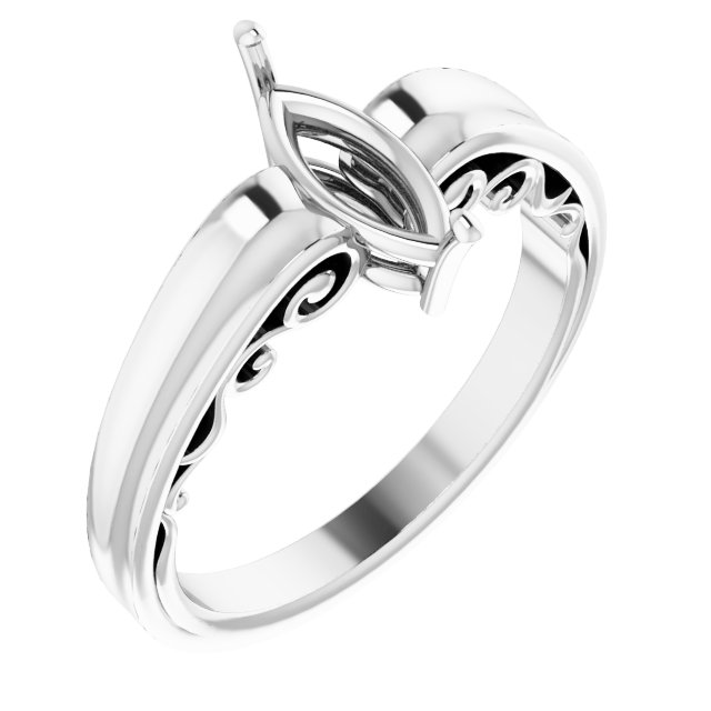 Sculptural Solitaire Ring