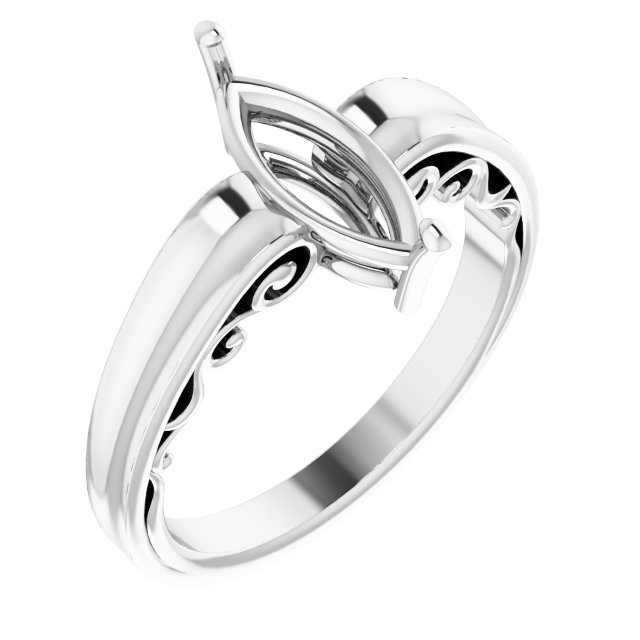 Sculptural Solitaire Ring