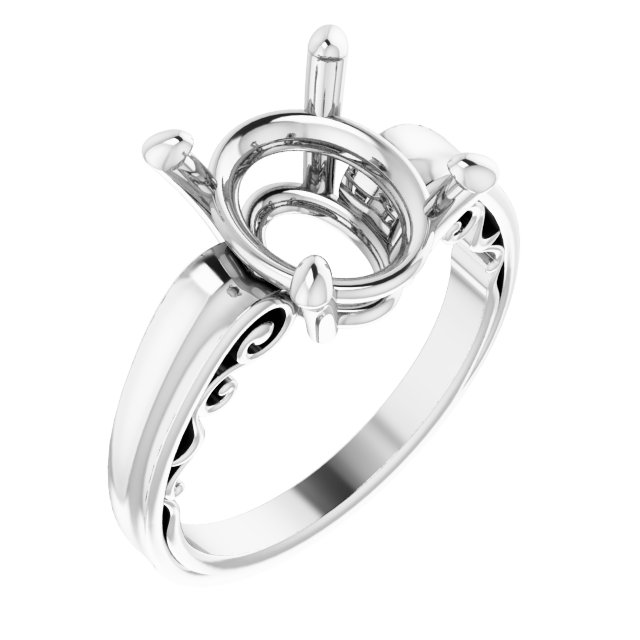 Sculptural Solitaire Ring